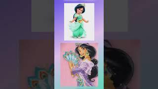 princess Jasmine ||Then v/s Now ||