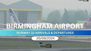 Aero Tv / Live at Birmingham Airport 20Sep24 PART 1 #aviation #livestream #live #airportlive