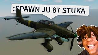 ROBLOX War Tycoon Funny Moments (JU 87 STUKA)