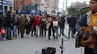 Jacob Koopman puts on a show for the Grafton Street crowd!