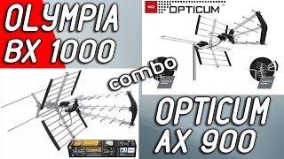 Обзор комбо антенн OLYMPIA BX1000 COMBO и OPTICUM AX 900+ DVB-T2 VHF + UHF с LTE фильтрами МВ+ДМВ