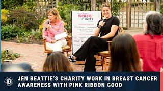 Bay FC Defender Jen Beattie's Community Work in Breast Cancer Awareness