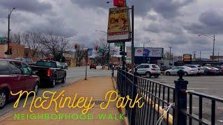 4K Chicago Walking Tour | ️Fall Walk in McKinley Park | Chicago Neighborhood Walk | Vlogmas 2024