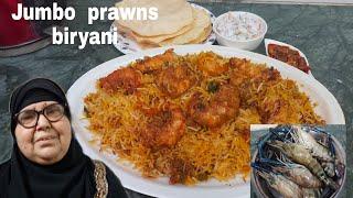 jumbo prawns biryani kokani style by mahek kitchen