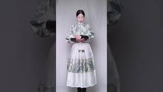 Chinese traditional clothes, hanfu.