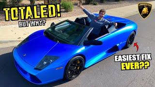 We Bought a TOTALED Lamborghini Murcielago Sight Unseen at Auction!