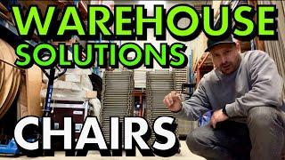 WAREHOUSE STORAGE SOLUTIONS: Make Chair Handling EASY In Your Party Rentals Business