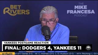 Yankees Score Critical Win Over LA - World Series Game 4 Reaction from Mike Francesa