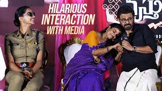 Venkatesh, Meenakshi, Aishwarya & Team Hilarious Interaction With Media | #sankranthikivasthunam