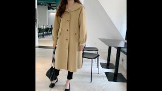 High-end wool coat, style C220 in four colors