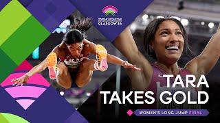 Tara Davis-Woodhall flies to long jump gold  | World Athletics Indoor Championships Glasgow 24