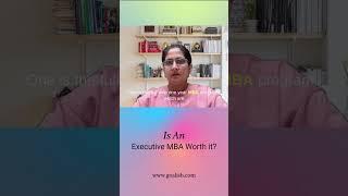 Is an Executive MBA Worth It? Exploring the Value and Impact #emba #mba #businessschool