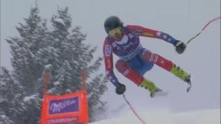 Bryce Bennett - Alpine Combined Run 2 (Downhill) - Chamonix 2016