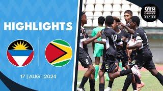 Antigua & Barbuda v. Guyana | Tier-II Group A | FULL HIGHLIGHTS | 2024 CFU Boys U14 Challenge Series