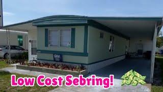 Low Cost Mobile Home In Sunny Sebring Florida! (Lot rent under $450!)