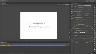 Animate CC working with text - how to fade text in and out