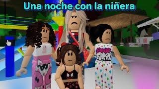 UNA NOCHE CON LA NIÑERA HISTORIA ROBLOX BROOKHAVEN