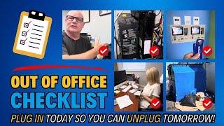 Out Of Office Checklist