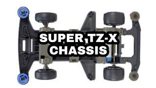 (ミニ四駆) Tamiya mini4wd Super TZX chassis overview