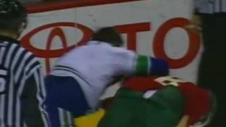 Jason Jaffray vs Brent Burns Dec 5, 2008