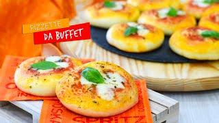 Pizzette da buffet soffici come quelle del bar - Mini pizza bites