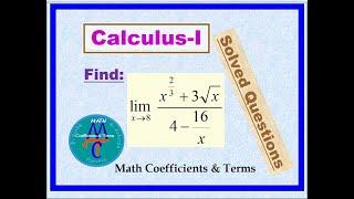 Calculus - 1  Old Exams Questions (Use the Limit Laws)