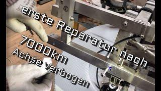 DIY Trike - verbogene Achse reparieren