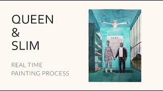 Queen & Slim (homage to the movie) • The Tableau Vivant Series