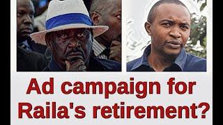 Hidden reason why they are advertising Raila's retirement | Kenya news