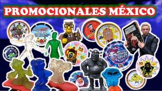 CAJA de Promociones RETRO de MÉXICO - Tazos, Figuritas & más... | TOY SHOTS (2024)