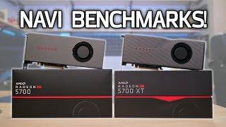 NAVI REVIEW: Radeon RX 5700 and 5700 XT Benchmarks vs RTX 2060 + 2070 Super!