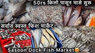 Sasoon Dock Wholesale Fish Market | Sasoon Dock Fish market latest Video | Colaba Fish market