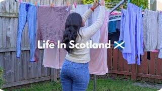 Cozy Days In My Life In Scotland | Grocery Shopping| Simple Home Cooked Meals , Home activities