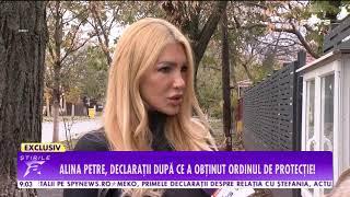 Alina Petre, declarații după ce a obținut ordinul de protecție