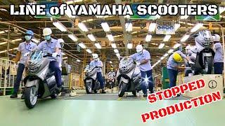 LINE of YAMAHA SCOOTERS STOPPED PRODUCTION