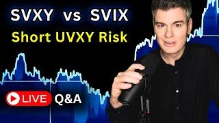 Short Volatility  -  UVXY vs SVIX vs SVXY   -  Ep.91