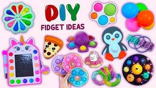 8 DIY EASY FIDGET TOY IDEAS #fidgettoys