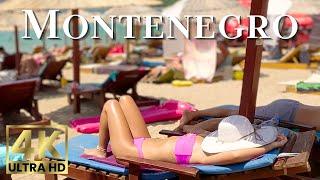 Beach Walk 4K Montenegro | Budva, Jaz Beach Walking and Relaxing with Olivia