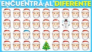 Encuentra el Emoji Diferente  | Edición Navideña 