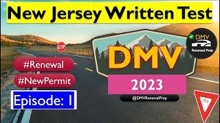 New Jersey DMV Written Test 2023 Learner Permit Seniors Renewal Questions Answers