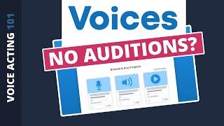 Voice-Over Work WITHOUT auditioning! - Voices.com Project Marketplace Tutorial