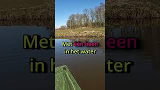 Vissen? Nee, een golfclub redden! 