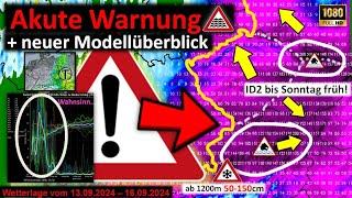 Akute #Unwetterwarnung: Extremes #Hochwasser durch starkes #Vb-Tief steht unmittelbar bevor #Nowcast