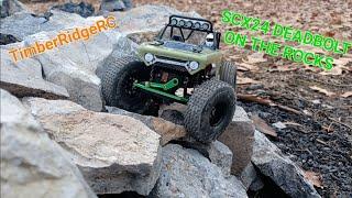 SCX24 Deadbolt Comp Build is on the Rocks.