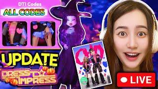 *HALLOWEEN UPDATE* in Dress to Impress! (Finding All CODES, New ITEMS & Quests)