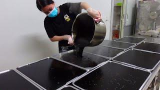 We Spend 12 Hours to Make This Yummy Grass Jelly! The Process of Making Grass Jelly