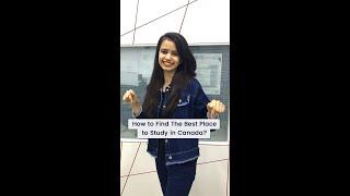 Here is how you can find the best place to #studyinCanada  #shorts #youtubeshorts