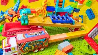Satisfying Duplo Marble Run ASMR | Relaxing Lego Marble Track Sounds