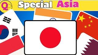 Guess and Learn ALL 48 FLAGS Of ASIA | Flag Quiz