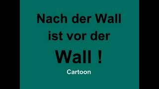 NACH DER WALL IST VOR DER WALL CARTOON-Nader Michael AJM